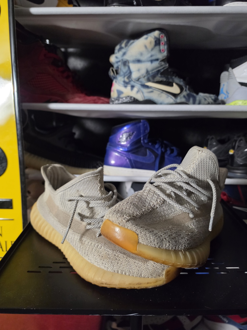 🔥 adidas Yeezy Boost 350 V2 Taupe Knit with Gum Outsole Size 9 Men's